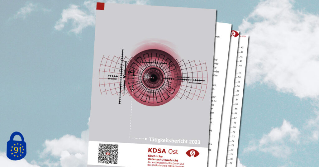 Titelseite des Tätigkeitsberichts 2023 der KDSA Ost