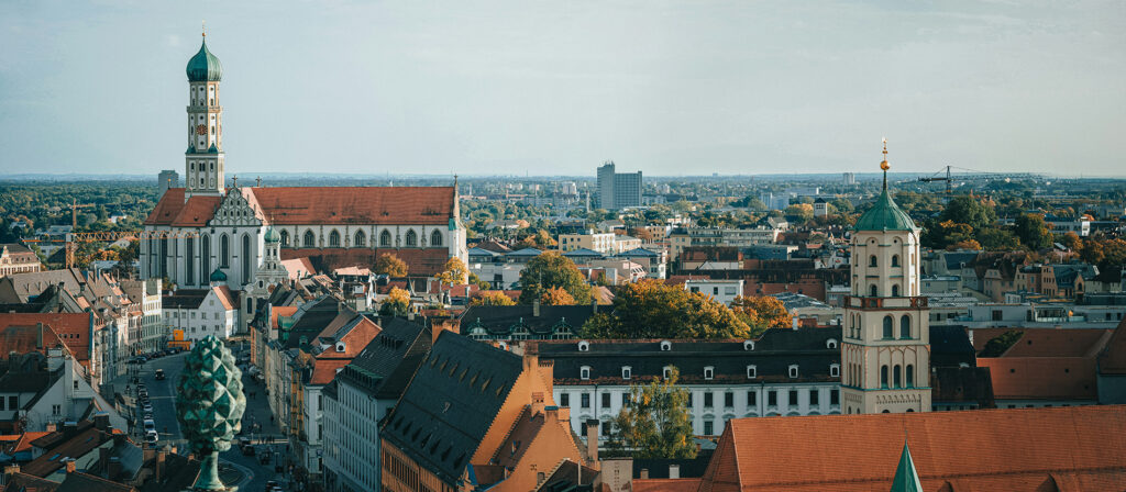 Panorama von Augsburg